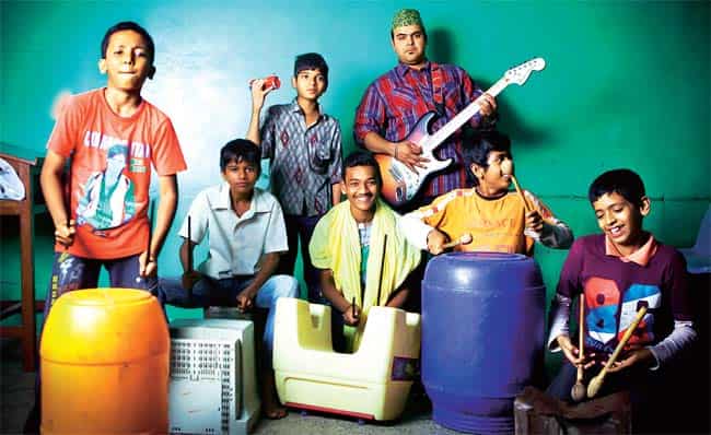 The Dharavi Rocks ensemble with Abhijit Jejurikar